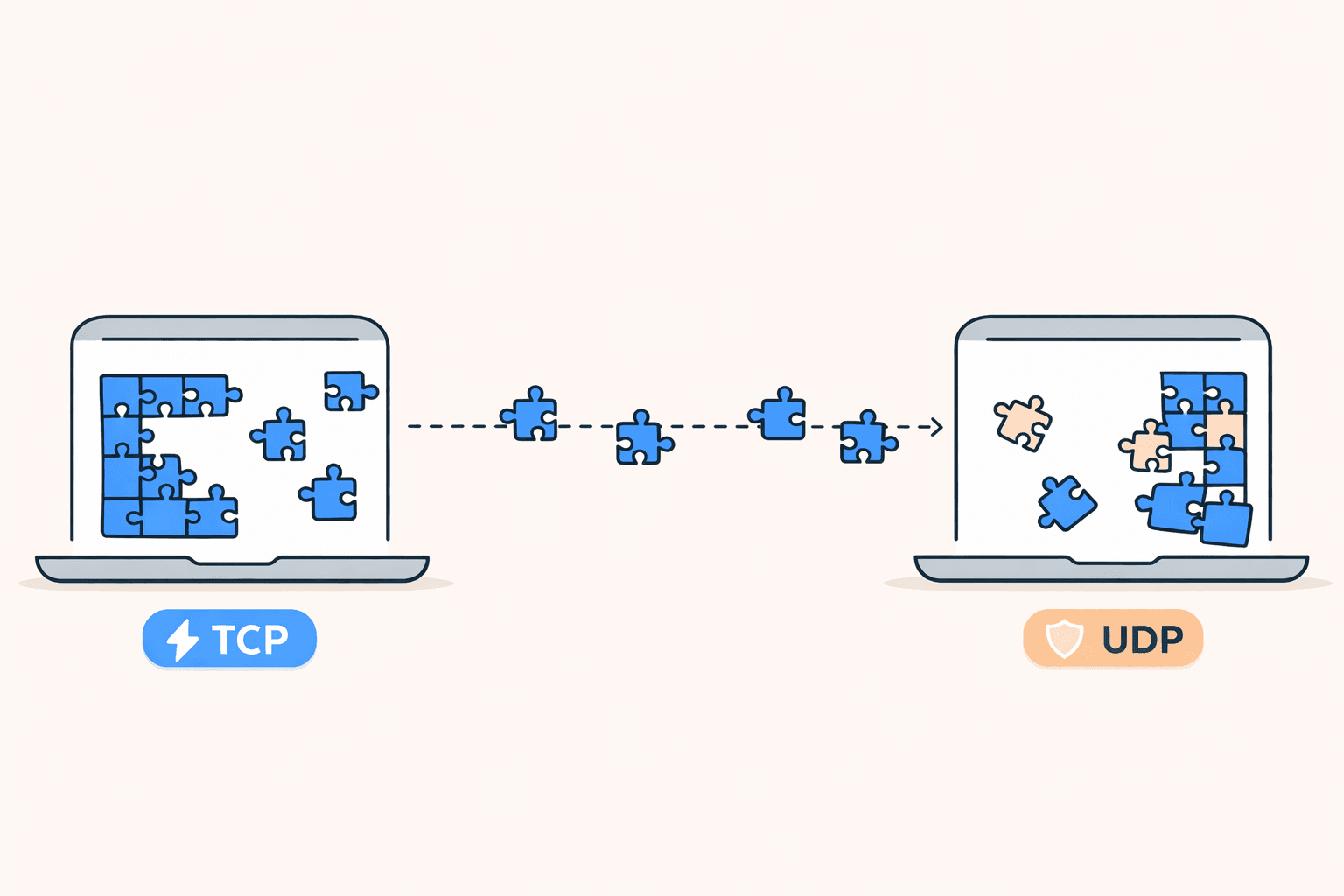 Fast or Flawless? Choosing Between TCP and UDP